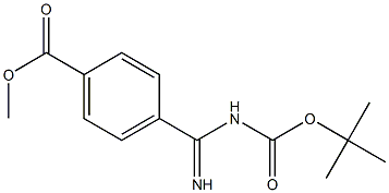 Methyl 4-(N-(tert-butoxycarbonyl)carbaMiMidoyl)benzoate CAS#: 135321-84-5