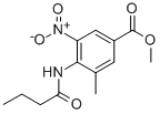 Methyl 4-(butyrylamino)-3-methyl-5-nitrobenzoate CAS#: 152628-01-8