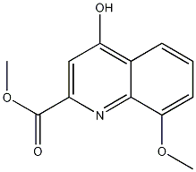 Methyl 4-hydroxy-8-methoxyquinoline-2-carboxylate CAS#: 4008-46-2