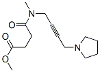 Methyl 4-(methyl[4-(1-pyrrolidinyl)-2-butynyl]amino)-4-oxobutanoate CAS#: 124045-49-4
