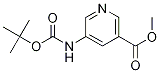 Methyl 5-((tert-butoxycarbonyl)aMino)nicotinate CAS#: 168618-38-0