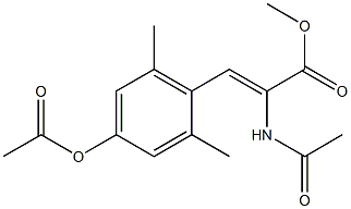 Methyl (Z)-2-acetaMido-3-(4-acetoxy-2,6-diMethylphenyl)-2-propenoate CAS#: 145235-85-4