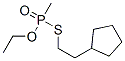 Methylphosphonothioic acid S-(2-cyclopentylethyl)O-ethyl ester CAS#: 43022-18-0