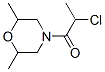 Morpholine, 4-(2-chloro-1-oxopropyl)-2,6-dimethyl- (9CI) CAS#: 115840-37-4