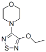 Morpholine, 4-(4-ethoxy-1,2,5-thiadiazol-3-yl)- (9CI) CAS#: 329227-79-4