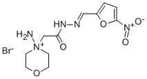Morpholinium, amino(((5-nitrofurfurylidene)hydrazino)carbonylmethyl)-,  bromide CAS#: 37386-06-4