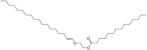 Myristic acid 2-[(E)-1-octadecenyloxy]ethyl ester CAS#: 30760-02-2