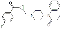 N-[1-[[2-(4-Fluorobenzoyl)cyclopropyl]methyl]-4-piperidinyl]-N-phenylpropanamide CAS#: 39757-61-4
