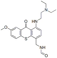 N-[(1-{[2-(DIETHYLAMINO)ETHYL]AMINO}-7-METHOXY-9-OXO-9H-THIOXANTHEN-4-YL)METHYL]FORMAMIDE CAS#: 155990-20-8