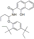 N-[1-[2,4-bis(1,1-dimethylpropyl)phenoxy]butyl]-1-hydroxynaphthalene-2-carboxamide CAS#: 36437-36-2