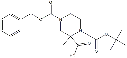 N-1-BOC-4-CBZ-2-PIPERAZINECARBOXYLIC ACID METHYL ESTER CAS#: 129799-14-0
