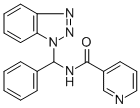 N-(1 H-BENZOTRIAZOL-1-YLPHENYLMETHYL)-3-PYRIDINECARBOXAMIDE CAS#: 138768-28-2