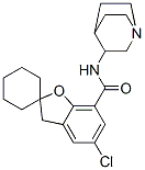N-(1-azabicyclo(2.2.2)-oct-3-yl)-5-chlorospiro(benzofuran-2(3H),1'-cyclohexane)-7-carboxamide CAS#: 138663-21-5