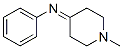 N-(1-methyl-4-piperidylidene)aniline CAS#: 36796-46-0