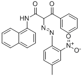 N-(1-naphthyl)-2-[(2-nitro-p-tolyl)azo]-3-oxo-3-phenylpropionamide CAS#: 34791-88-3