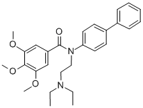 N-(1,1'-Biphenyl)-4-yl-N-(2-(diethylamino)ethyl)-3,4,5-trimethoxybenzamide CAS#: 143288-15-7