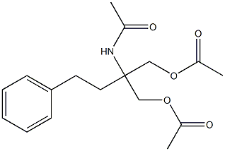 N-[1,1-Bis[(acetyloxy)methyl]-3-phenylpropyl]acetamide CAS#: 162359-95-7