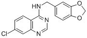N-(1,3-BENZODIOXOL-5-YLMETHYL)-7-CHLORO-4-QUINAZOLINAMINE CAS#: 150450-73-0