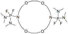 N-[[16-(bis(dimethylamino)-difluoro-phosphoranyl)-1,4,10,13-tetraoxa-7 ,16-diazacyclooctadec-7-yl]-dimethylamino-difluoro-phosphoranyl]-N-met hyl-methanamine CAS#: 139194-06-2