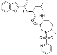 N-[(1S)-1-[[[(4R,7S)-Hexahydro-7-methyl-3-oxo-1-(2-pyridinylsulfonyl)-1H-azepin-4-yl]amino]carbonyl]-3-methylbutyl]-2-benzofurancarboxamide CAS#: 362507-64-0