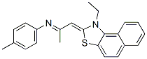 N-[2-(1-Ethylnaphtho[1,2-d]thiazol-2(1H)-ylidene)-1-methylethylidene]-4-methylbenzenamine CAS#: 32449-36-8