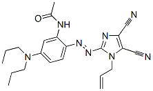 N-(2-(1-allyl-4,5-dicyanoimidazol-2-ylazo)-5-(dipropylamino)phenyl)-acetamide CAS#: 123590-00-1