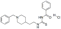 N-[2-(1-benzyl-4-piperidyl)ethylthiocarbamoyl]benzamide hydrochloride CAS#: 145232-62-8