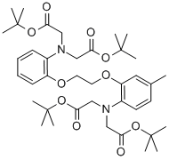 N-[2-[2-[2-[BIS[2-(1,1-DIMETHYLETHOXY)-2-OXOETHYL]AMINO]-5-METHYLPHENOXY]ETHOXY]PHENYL]-N-[2-(1,1-DIMETHYLETHOXY)-2-OXOETHYL]-GLYCINE 1,1-DIMETHYLETHYL ESTER CAS#: 121739-13-7