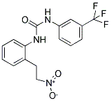 N-[2-(2-NITROETHYL)PHENYL]-N'-[3-(TRIFLUOROMETHYL)PHENYL]UREA CAS#: 339111-24-9