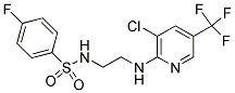 N-(2-([3-CHLORO-5-(TRIFLUOROMETHYL)-2-PYRIDINYL]AMINO)ETHYL)-4-FLUOROBENZENESULFONAMIDE CAS#: 338961-89-0