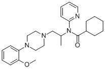 N-[2-[4-(2-METHOXYPHENYL)PIPERAZINO]-1-METHYLETHYL]-N-PYRIDIN-2-YLCYCLOHEXANECARBOXAMIDE CAS#: 302900-97-6