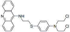 N-[2-[4-[bis(2-chloroethyl)amino]phenyl]sulfanylethyl]acridin-9-amine CAS#: 130031-48-0