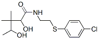 N-[2-(4-chlorophenyl)sulfanylethyl]-2,4-dihydroxy-3,3-dimethyl-pentana mide CAS#: 33406-95-0