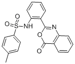 N-[2-(4-oxo-4H-3,1-benzoxazin-2-yl)phenyl]-p-toluenesulphonamide CAS#: 3808-20-6
