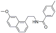 N-[2-(7-methoxynaphthalen-1-yl)ethyl]-4-methyl-benzamide CAS#: 138112-88-6