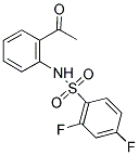 N-(2-ACETYLPHENYL)-2,4-DIFLUOROBENZENESULFONAMIDE CAS#: 306977-74-2