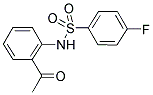 N-(2-ACETYLPHENYL)-4-FLUOROBENZENESULFONAMIDE CAS#: 303152-34-3