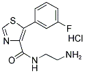 N-(2-AMINOETHYL)-5-(3-FLUOROPHENYL)-4-THIAZOLECARBOXAMIDE HYDROCHLORIDE CAS#: 127917-66-2
