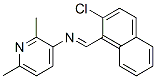 N-[(2-Chloro-1-naphthalenyl)methylene]-2,6-dimethyl-3-pyridinamine CAS#: 38641-70-2