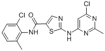 N-(2-Chloro-6-methylphenyl)-2-[(6-chloro-2-methyl-4-pyrimidinyl)amino]-5-thiazolecarboxamide CAS#: 302964-08-5