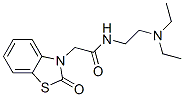N-[2-(Diethylamino)ethyl]-2-oxobenzothiazole-3(2H)-acetamide CAS#: 30097-10-0