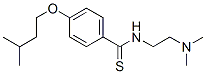 N-[2-(Dimethylamino)ethyl]-p-(isopentyloxy)thiobenzamide CAS#: 32417-10-0