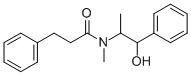 N-(2-HYDROXY-1-METHYL-2-PHENYLETHYL)-N-METHYL-3-PHENYLPROPIONAMIDE CAS#: 42407-58-9