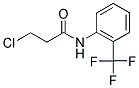 N-(2-(TRIFLUOROMETHYL)PHENYL)-3-CHLOROPROPANAMIDE CAS#: 349097-65-0