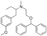 N-(2-benzhydryloxy)ethyl-N-methyl-(1-ethyl-2-(3-methoxyphenyl)ethyl)amine CAS#: 32847-88-4