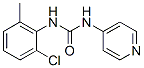 N-(2-chloro-6-methylphenyl)-N'-(4-pyridinyl)urea CAS#: 124441-49-2