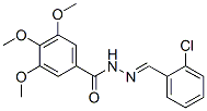 N-[(2-chlorophenyl)methylideneamino]-3,4,5-trimethoxy-benzamide CAS#: 133661-68-4