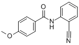 N-(2-cyanophenyl)-4-methoxybenzamide CAS#: 153172-71-5