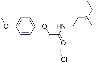 N-[2-(diethylamino)ethyl]-2-(4-methoxyphenoxy)acetamide monohydrochloride CAS#: 3413-64-7