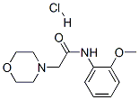 N-(2-methoxyphenyl)-2-morpholin-4-yl-acetamide hydrochloride CAS#: 143579-15-1